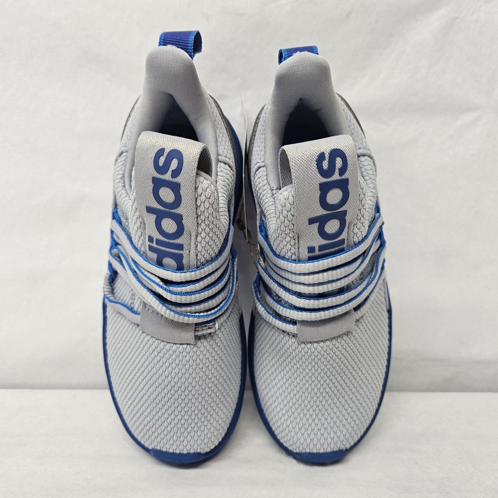 Adidas Lite Racer Adapt 7.0 K Athletic Sneakers JS5016 Grey Blue Kids Size 5.5 - Picture 5 of 10